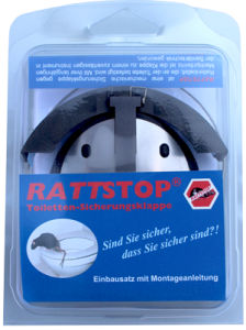  Rattstop.de® Toiletten-Sicherungsklappe
